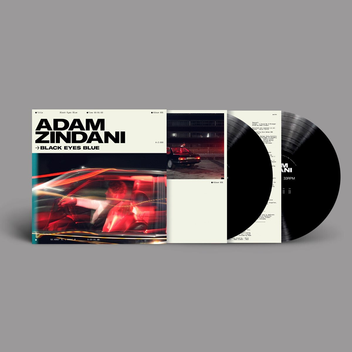 Adam Zindani LP - Black Eyes Blue