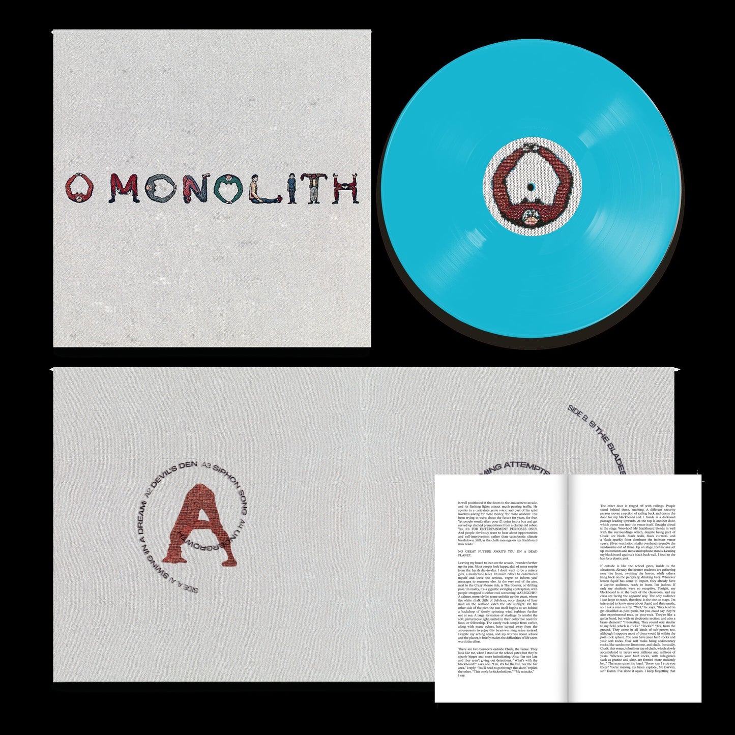 Squid LP - O Monolith (Transparent Blue Vinyl)