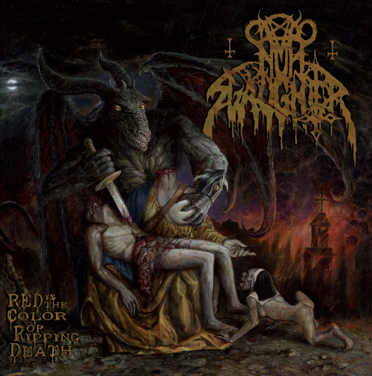 Nunslaughter LP - Red Is The Color Of Ripping Death (Black) | Buy Now For 44.99