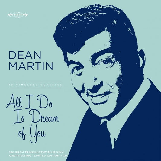 Dean Martin LP - All I Do Is Dream Of You (Blue Vinyl) (Rsd 2023) | Buy Now For 34.99