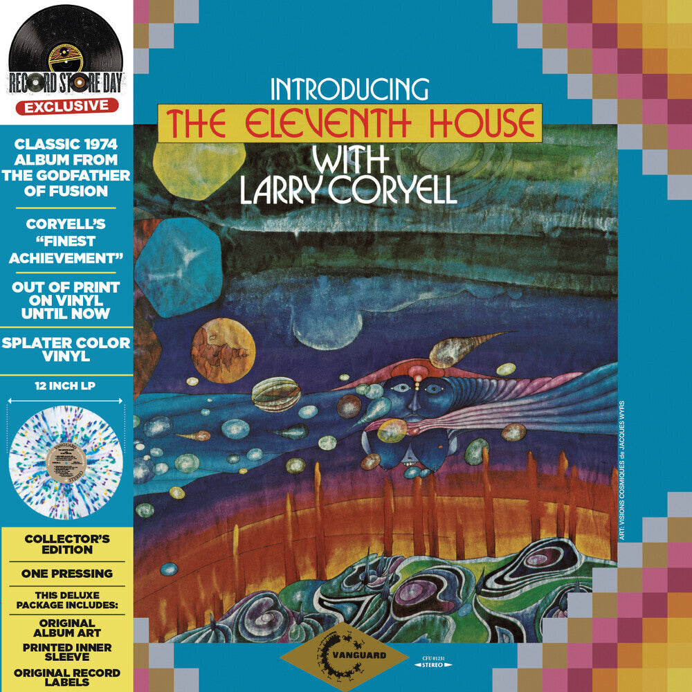 Larry Coryell LP - Introducing The Eleventh House (Clear Blue/Purple Vinyl) (Rsd 2023) | Buy Now For 34.99