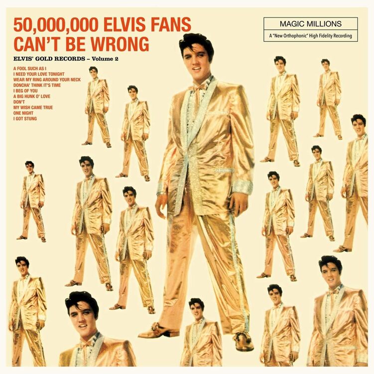 Elvis Presley LP - Elvis Gold Records Vol.2