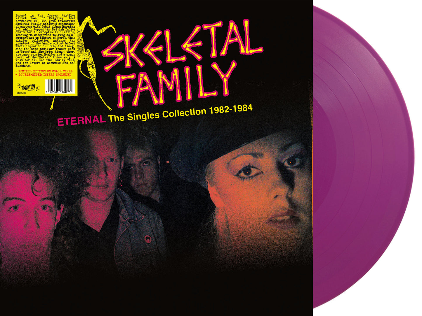Skeletal Family LP - Eternal: The Singles Collection 1982-1984 (Purple Vinyl)
