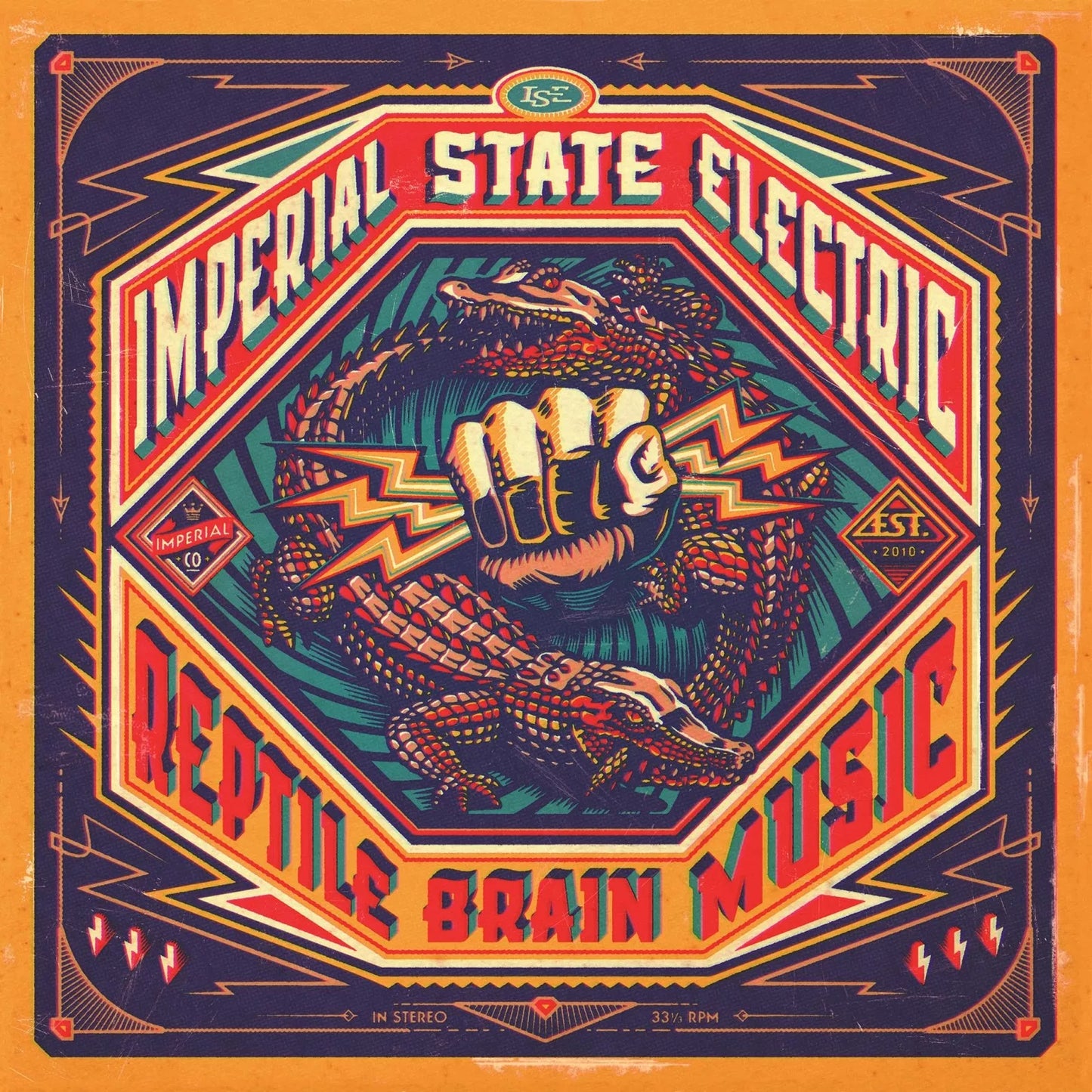 Imperial State Electric LP - Reptile Brain Music (Black Friday) (Orange Vinyl) | Buy Now For 44.99
