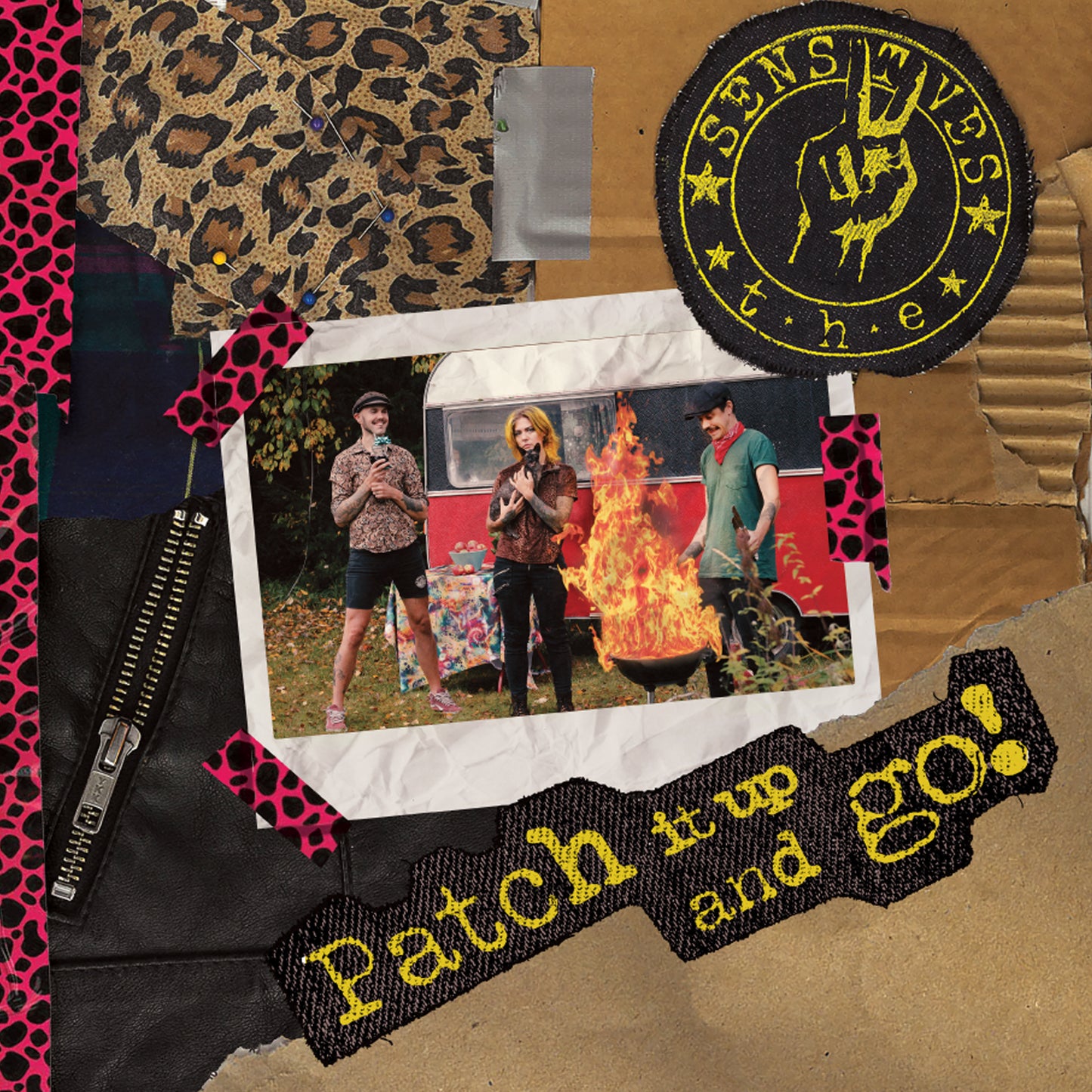 Sensitives, The LP - Patch It Up And Go (Ltd. Yellow/Black Marble Vinyl) | Buy Now For 39.99