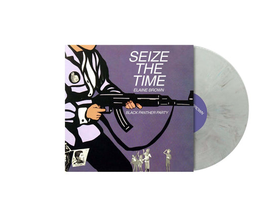 Elaine Brown (Black Panther Party) LP - Seize The Time (White Marbled Vinyl)