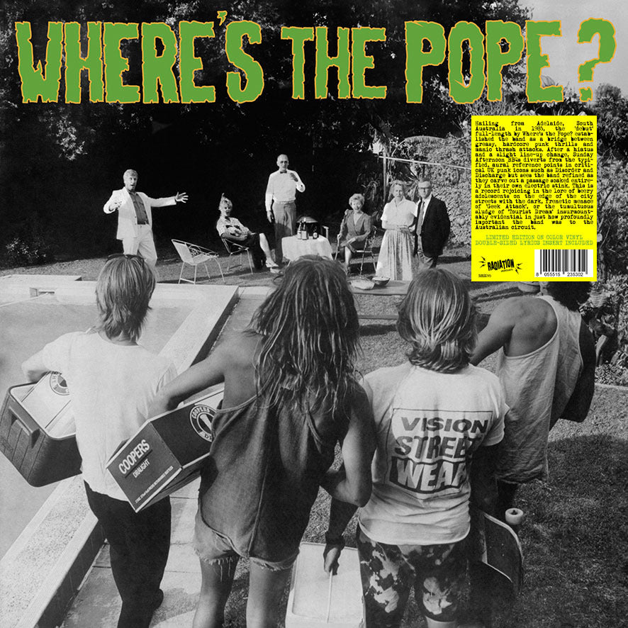 Where'S The Pope? LP - Sunday Afternoon Bbq'S (Green Vinyl)