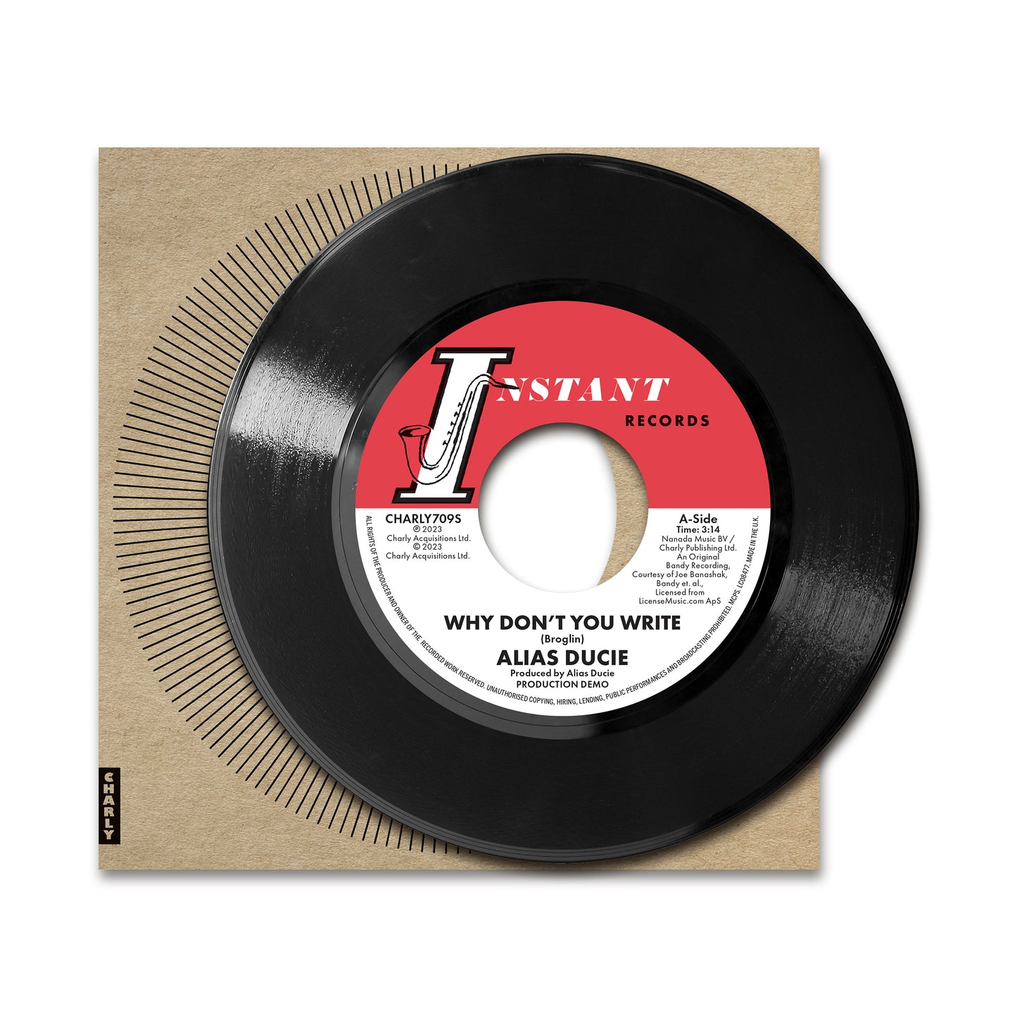Alias Ducie / Lee Bates LP - Why Don'T You Write (Production Demo) / Why Don'T You Write
