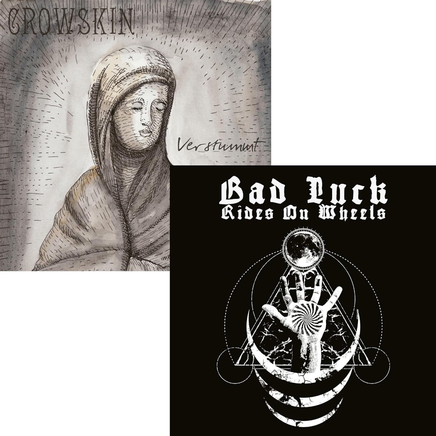 Crowskin / Bad Luck Rides On Wheels LP - Verstummt | Buy Now For 39.99
