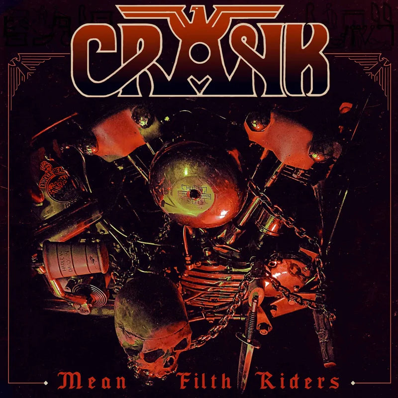 Crank LP - Mean Filth Riders (Red Vinyl) | Buy Now For 54.99