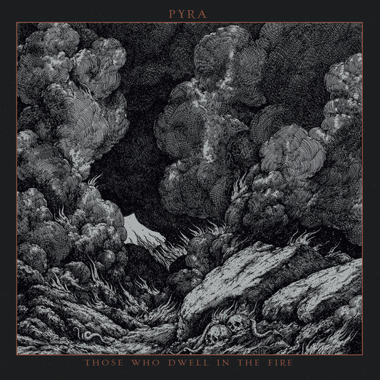 Pyra LP - Those Who Dwell In The Fire (Opaque White / Black Swirl With Gold Splatter Vinyl) | Buy Now For 44.99