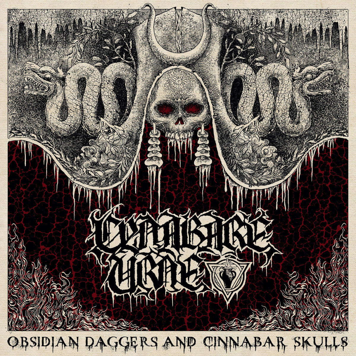 Cynabare Urne LP - Obsidian Daggers And Cinnabar Skulls | Buy Now For 44.99