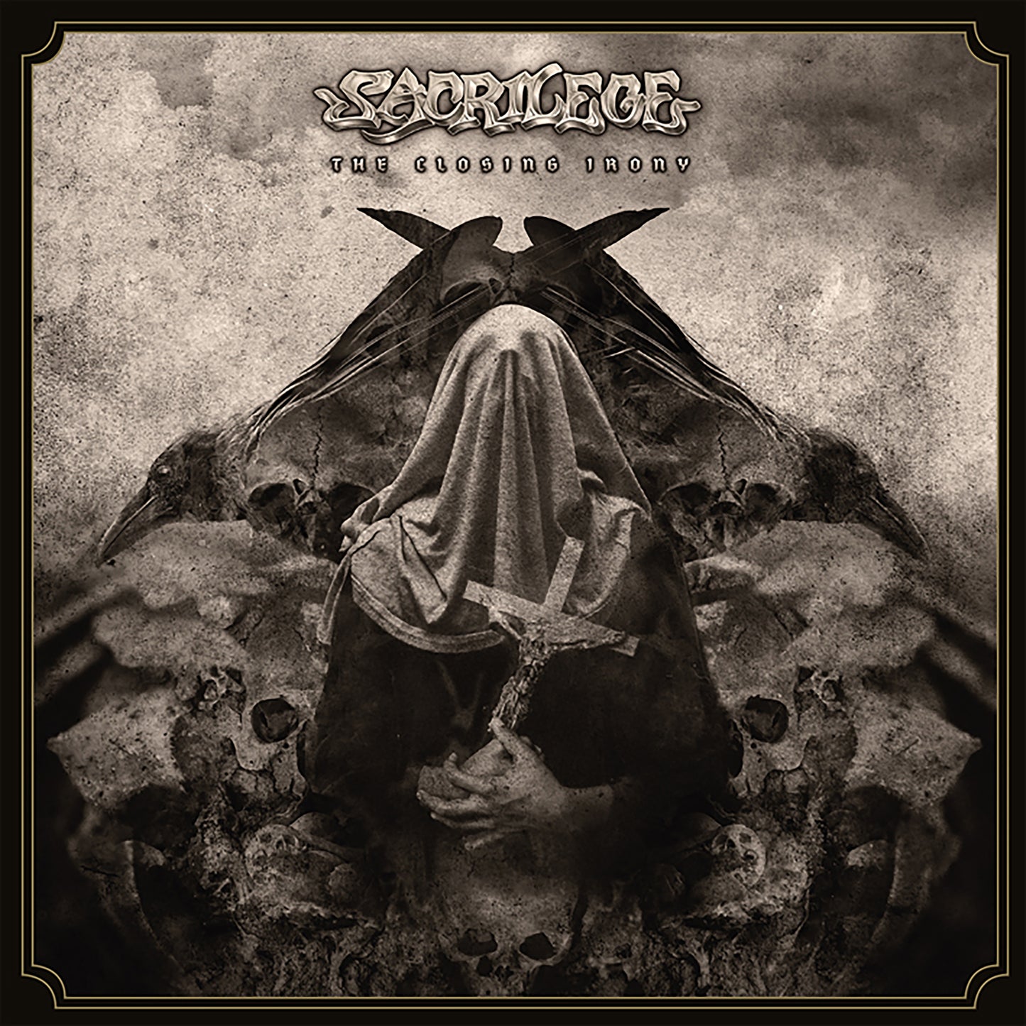 Sacrilege LP - The Closing Irony (Red W/ Black Splatter Vinyl) | Buy Now For 37.99