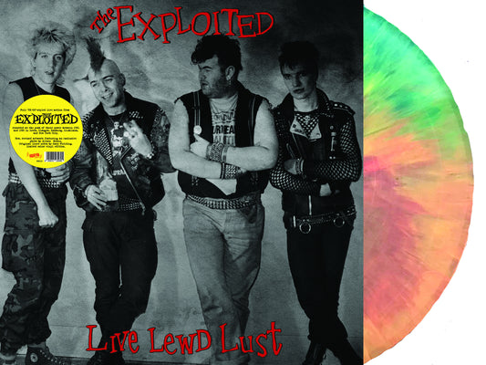 Exploited LP - Live Lewd Lust (Multi-Colour Vinyl)