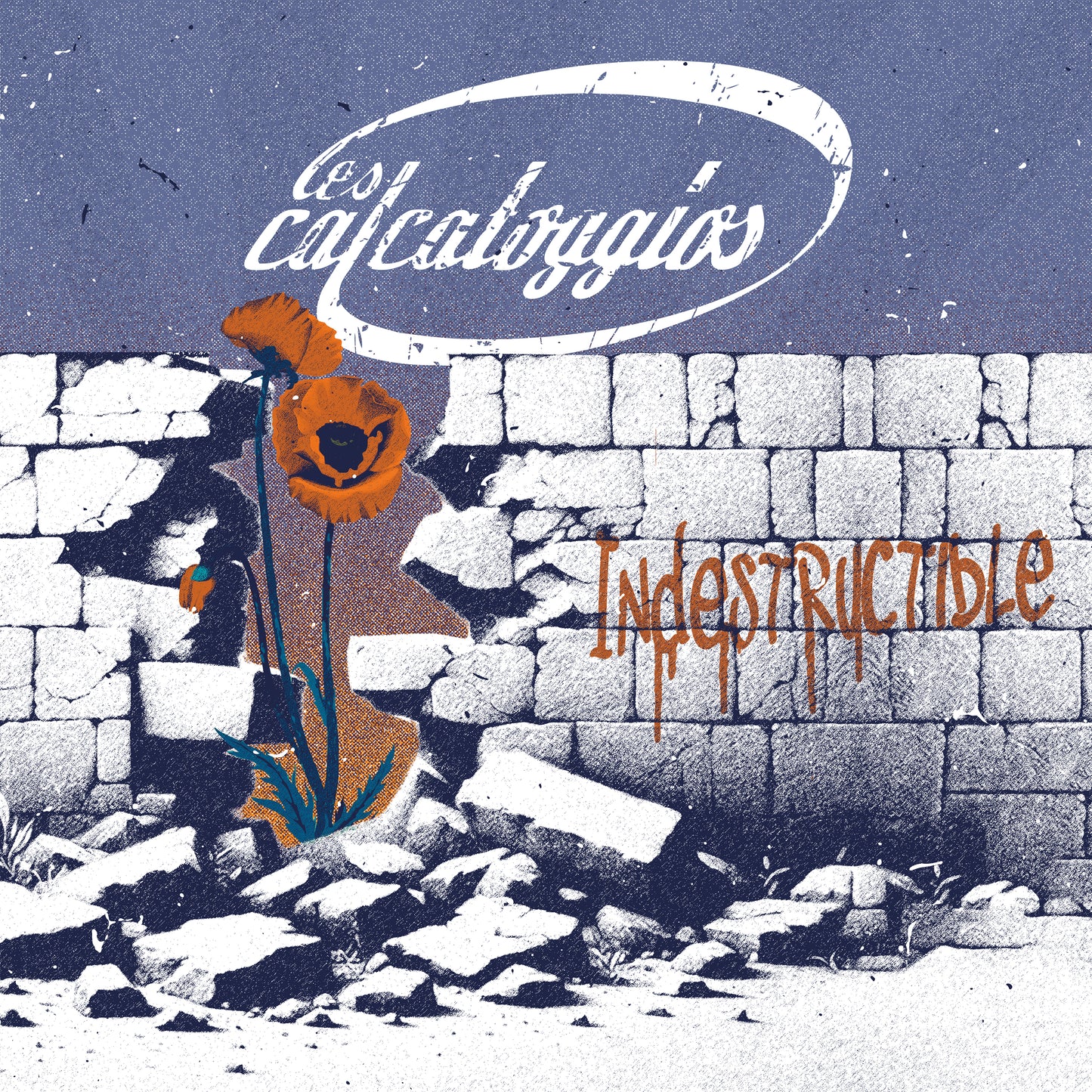 Les Calcatoggios LP - Indestructible (Clear Orange Vinyl) | Buy Now For 37.99