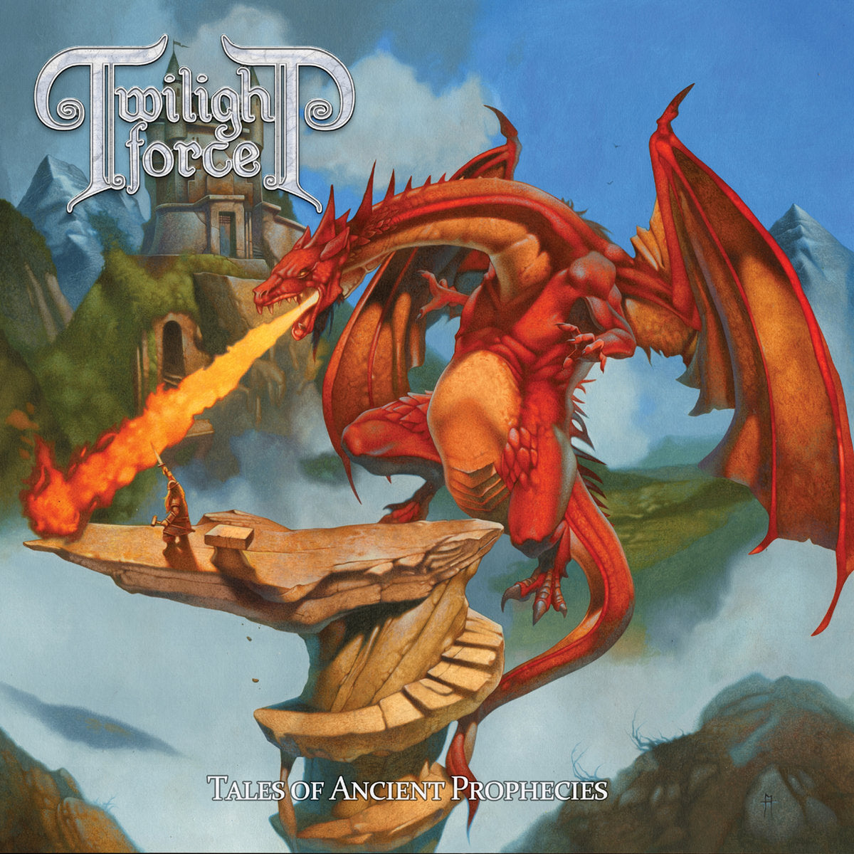 Twilight Force LP - Tales Of Ancient Prophecies (Transparant Vinyl With Orange Fireball) | Buy Now For 44.99