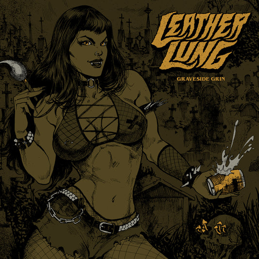 Leather Lung LP - Graveside Grin (Green Vinyl) | Buy Now For 44.99