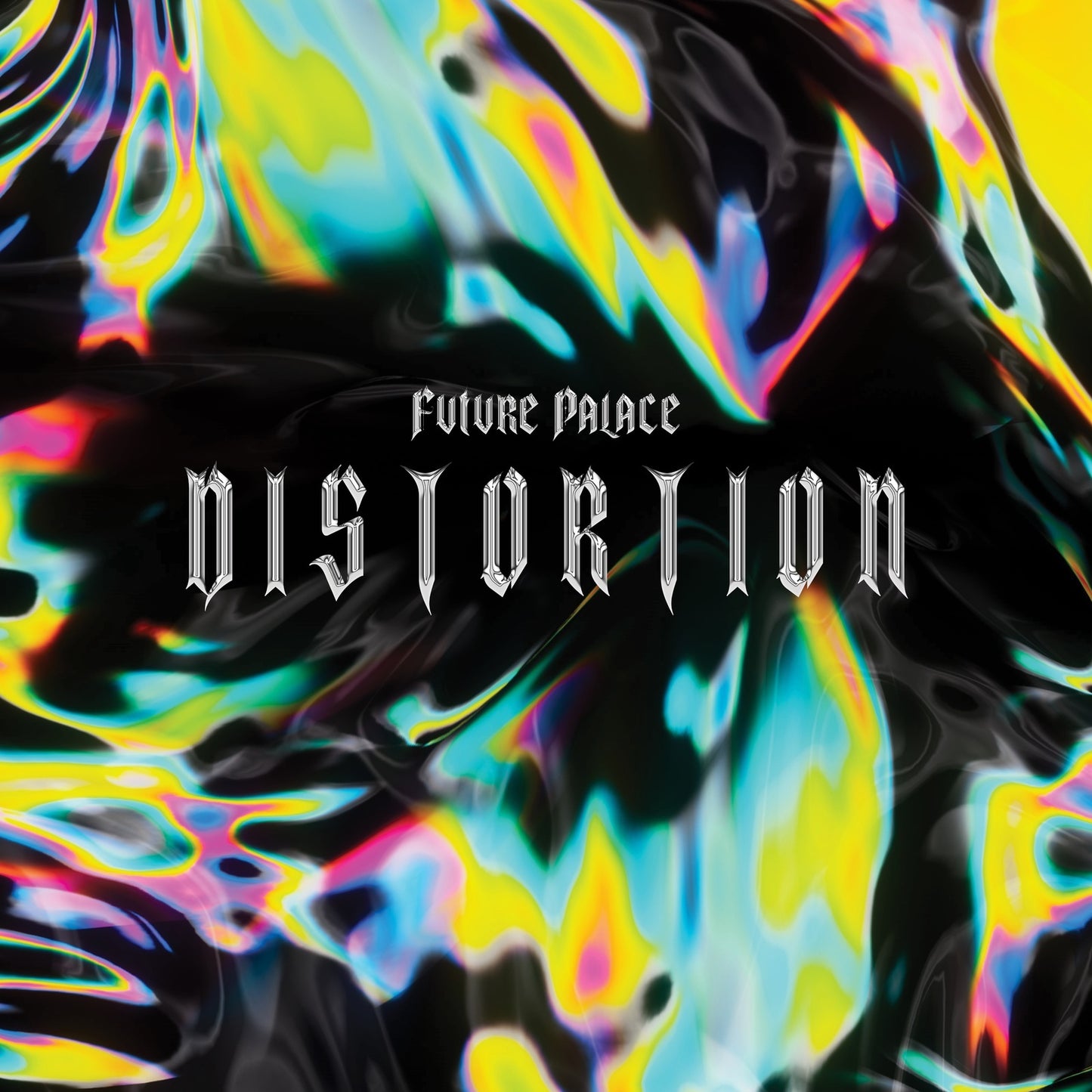 Future Palace LP - Distortion (Silver/Mint Ink Spot Vinyl)