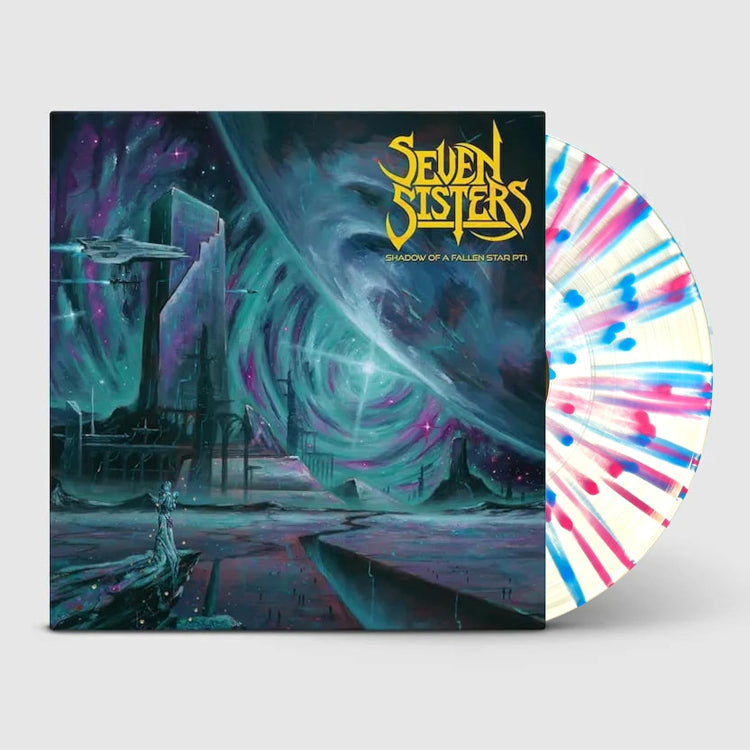 Seven Sisters LP - Shadow Of A Falling Star Pt 1 ( Blue And Pink Splatter On Clear Vinyl Edition) | Buy Now For 44.99
