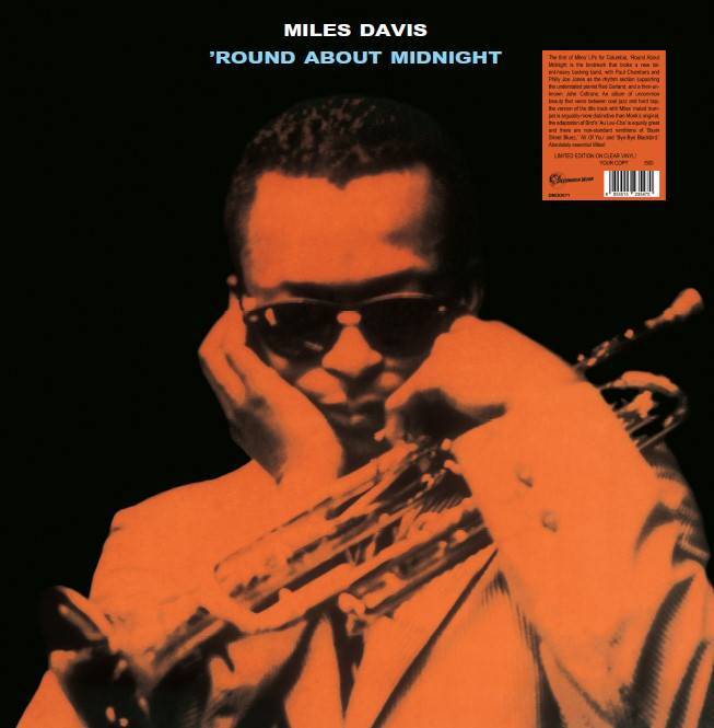 Miles Davis LP - Round About Midnight (Numbered Edition) (Clear Vinyl)