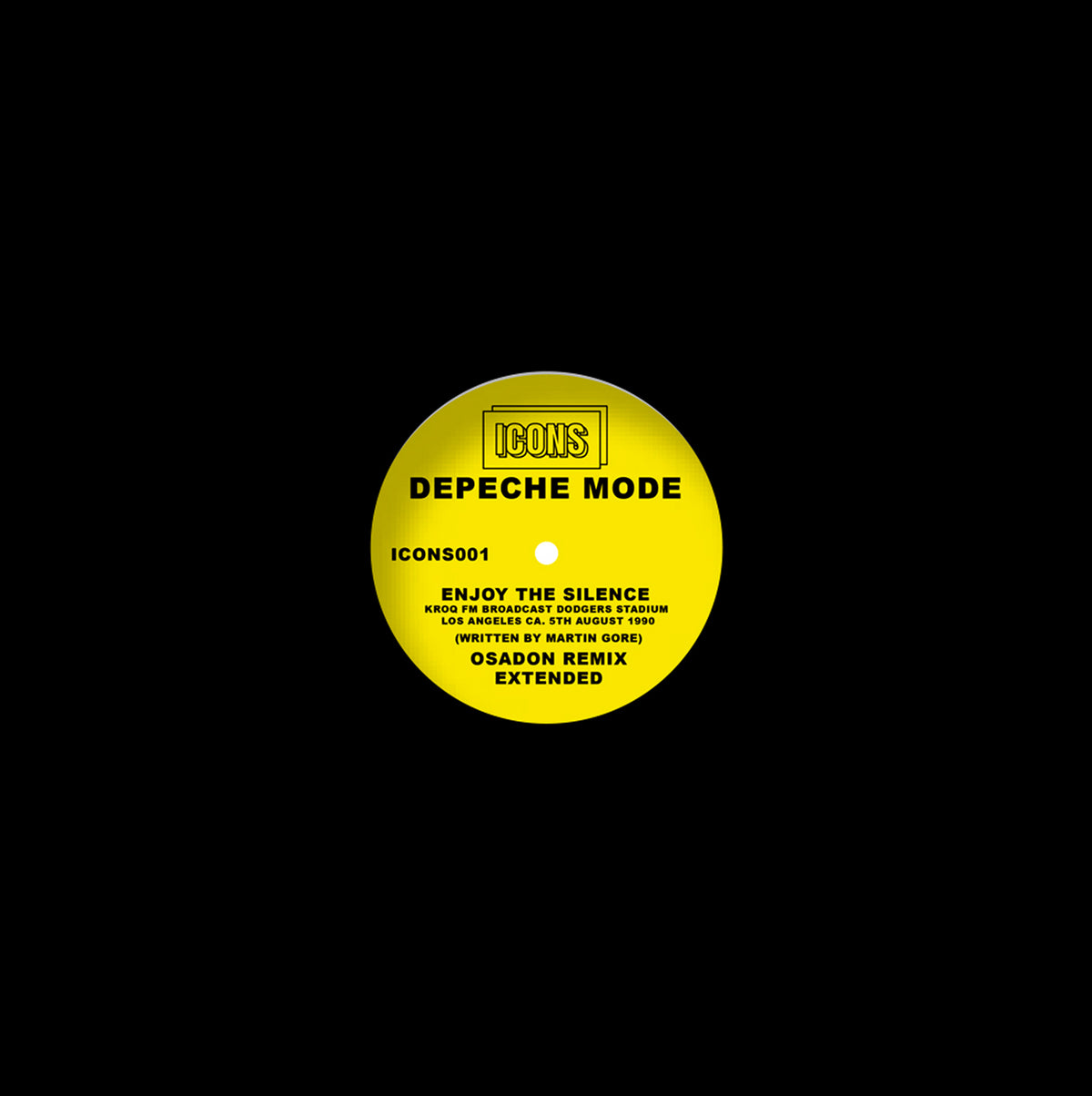 Depeche Mode LP - Enjoy The Silence (Yellow Vinyl)