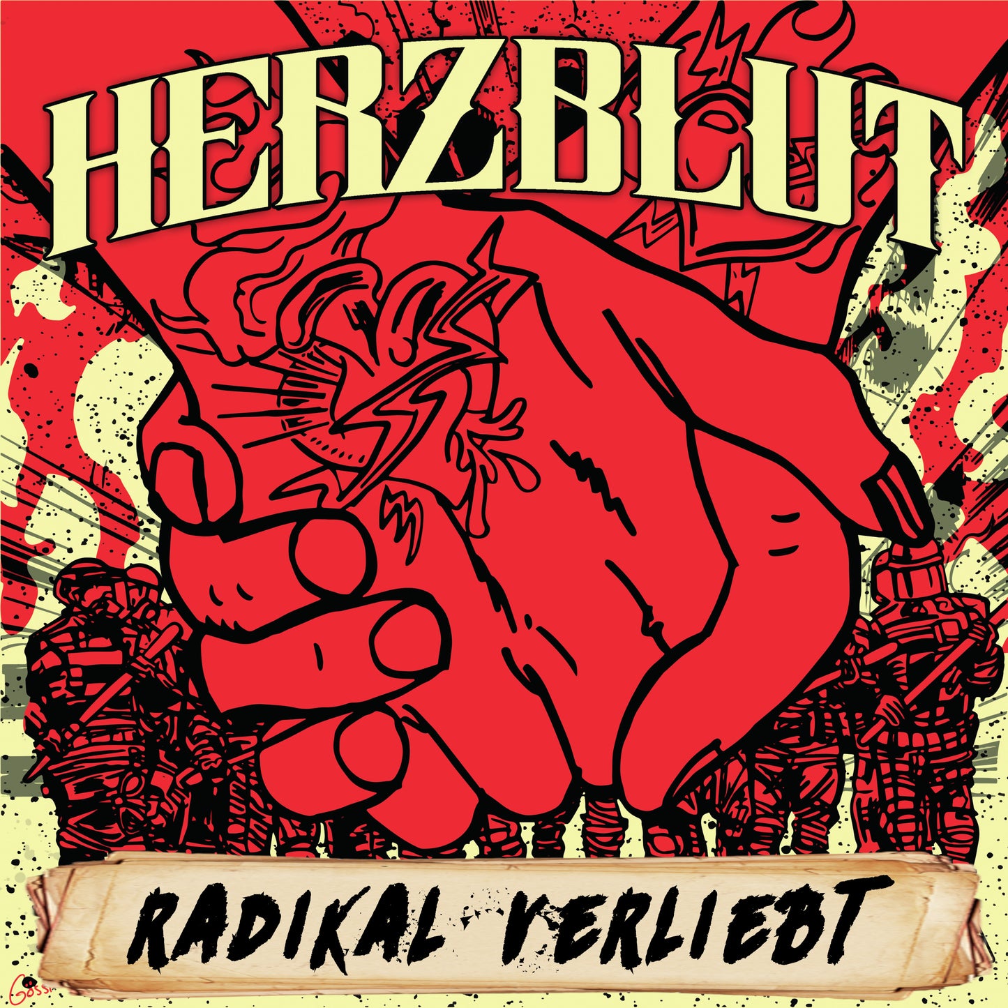Herzblut LP - Radikal Verliebt (Red/Marble Vinyl) | Buy Now For 49.99