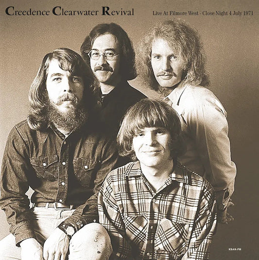 Creedence Clearwater Revival LP - Live At Filmore West - Close Night July 4. 1971 - Ksan
