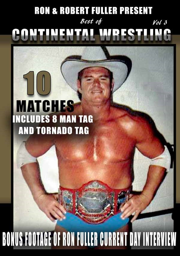 Feature Film DVD - Best Of Continental Wrestling Vol 3 | Buy Now For 19.99