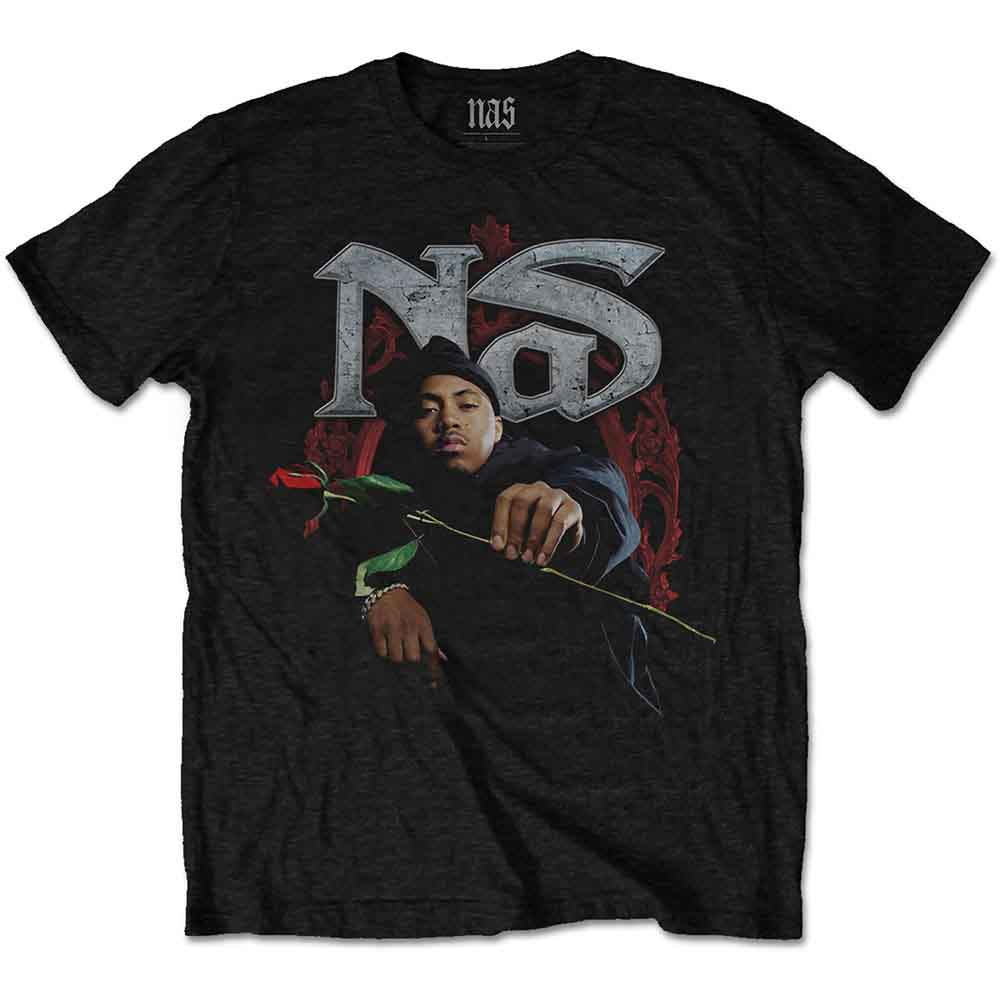 Nas T Shirt - Red Rose