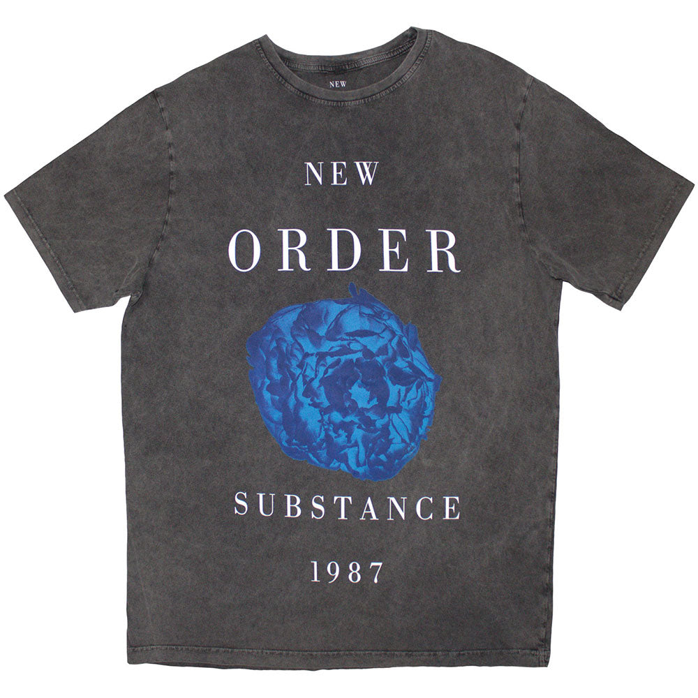 New Order T Shirt - Substance 1987 Stone Wash | Buy Now For 24.99