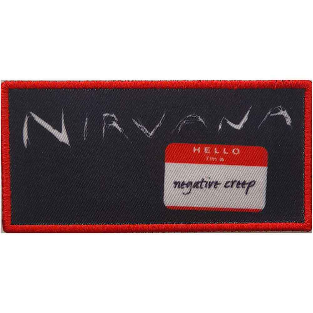 Nirvana Patches - Iron On - Negative Creep