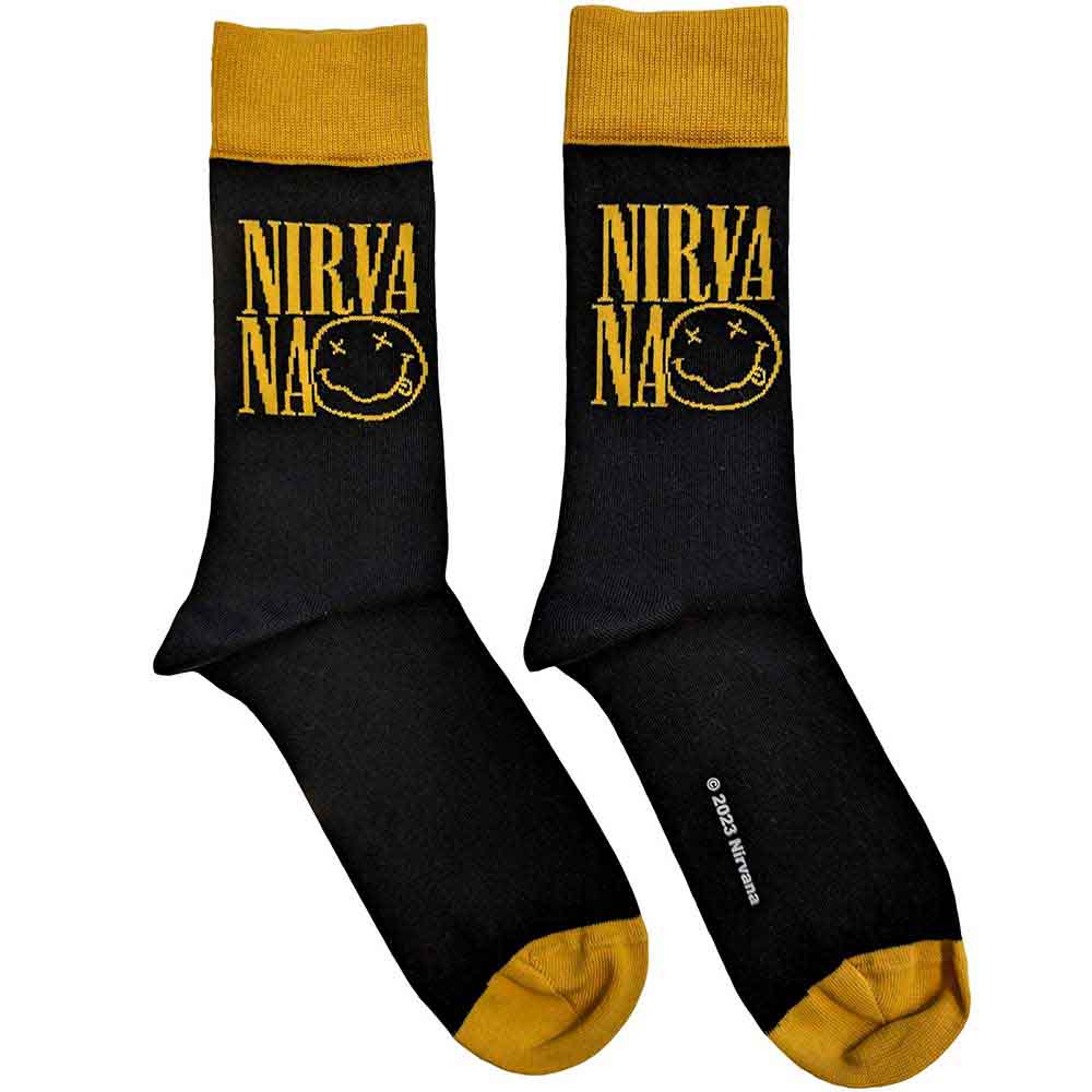Nirvana Ankle Socks - Logo Stacked