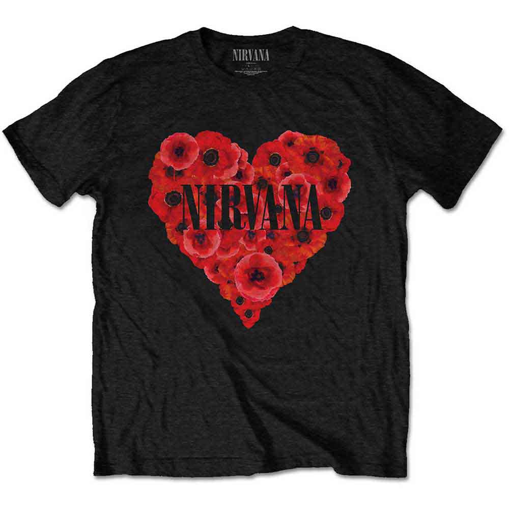 Nirvana T Shirt - Poppy Heart
