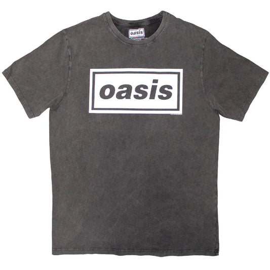 Oasis T Shirt - Decca Logo Stone Wash | Buy Now For 24.99