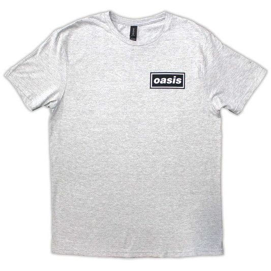 Oasis Grey T Shirt - Definitely Maybe Promo