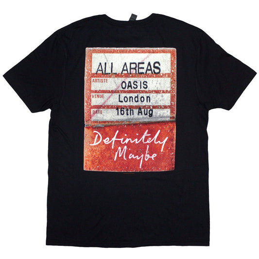Oasis T Shirt - Definitely Maybe AAA Pass
