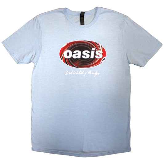 Oasis T Shirt - Definitely Maybe Union Jack Oval