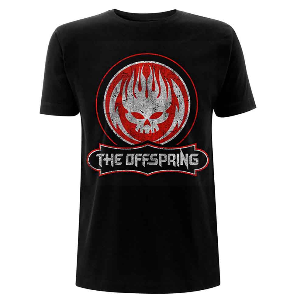 Offspring T Shirt - Distressed Skull