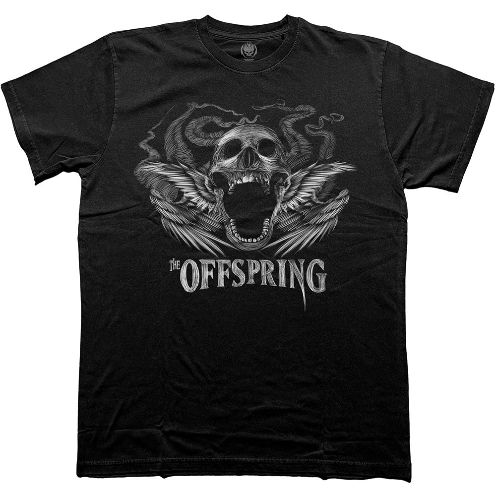Offspring T Shirt - Feathered Winged Skull