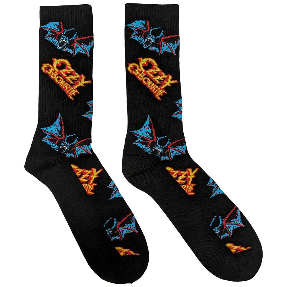 Ozzy Osbourne Ankle Socks - Logos & Bats