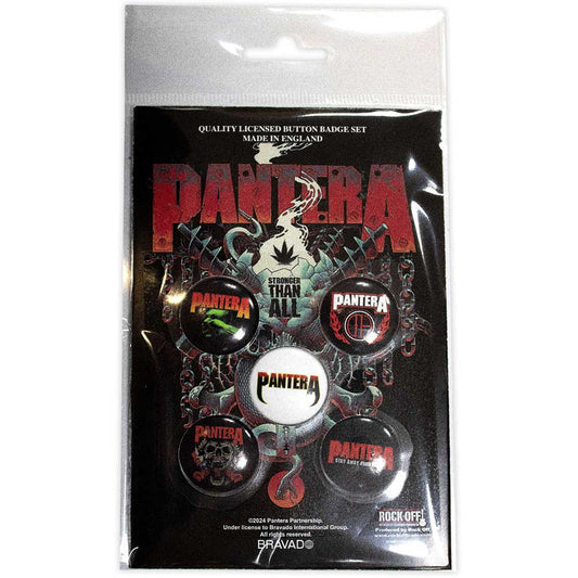 Pantera Plastic - Pin Badge - Stay Away From Me