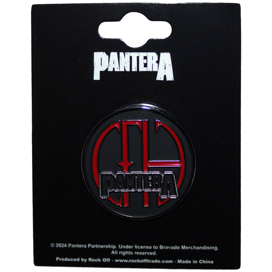 Pantera Pin - Badge - Cowboys From Hell Logo