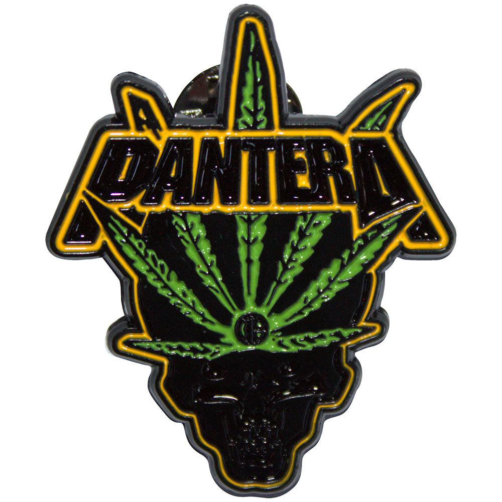 Pantera Pin - Badge - Leaf Skull
