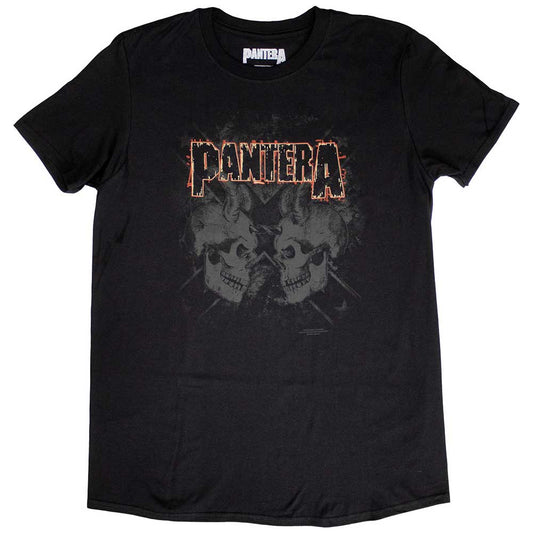 Pantera T Shirt - Watermarked Skulls