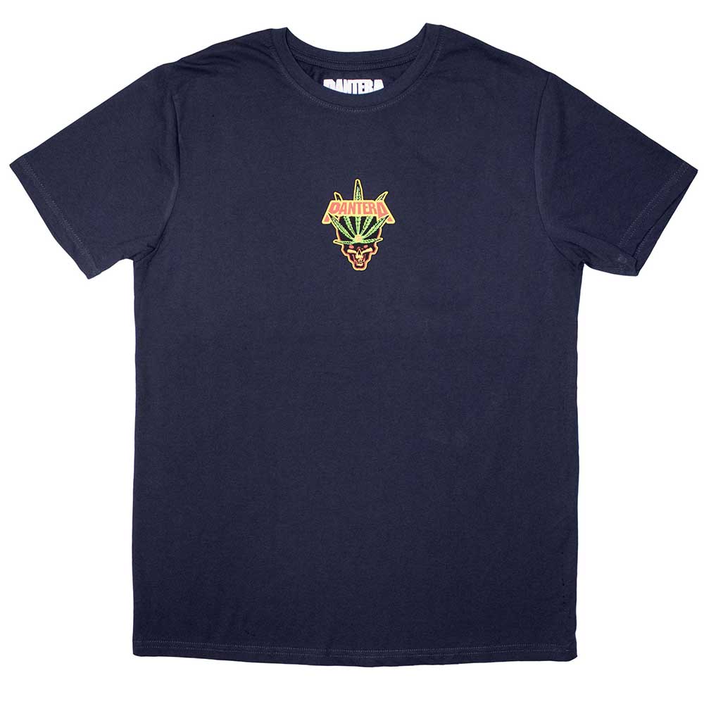 Pantera T Shirt - Mini Leaf Skull