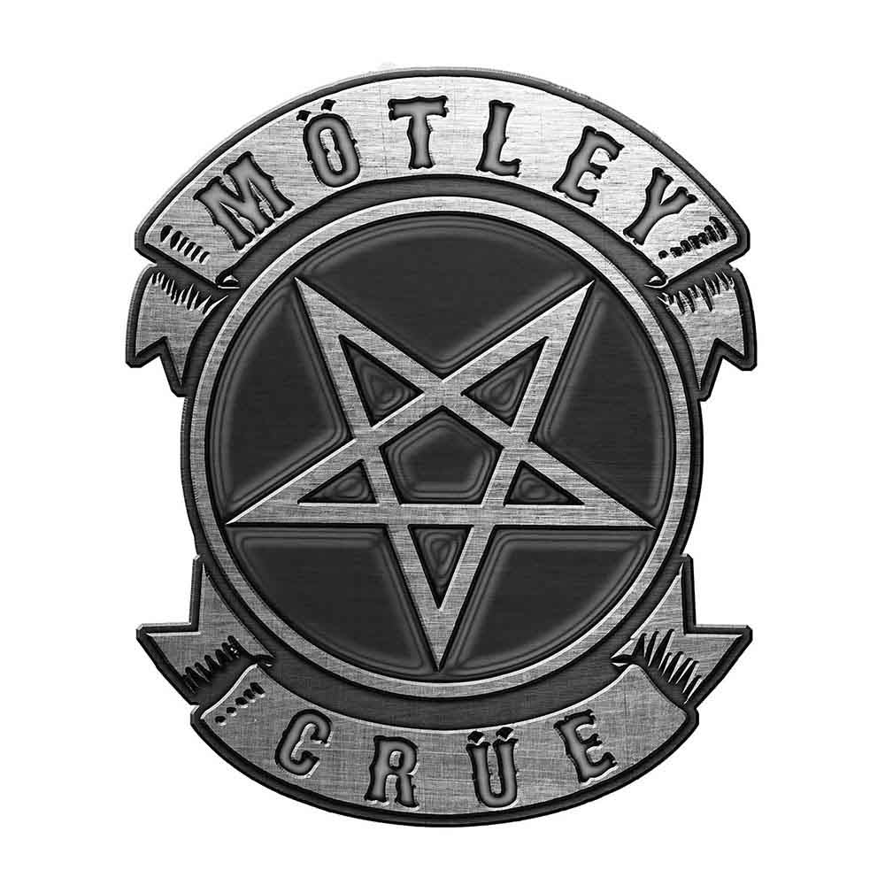Mötley Crüe Pin Badge - Pentagram