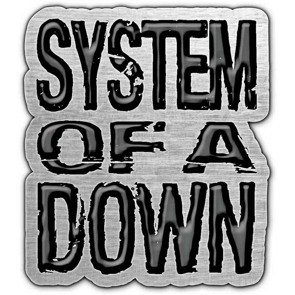 System Of A Down Pin Badge - Logo