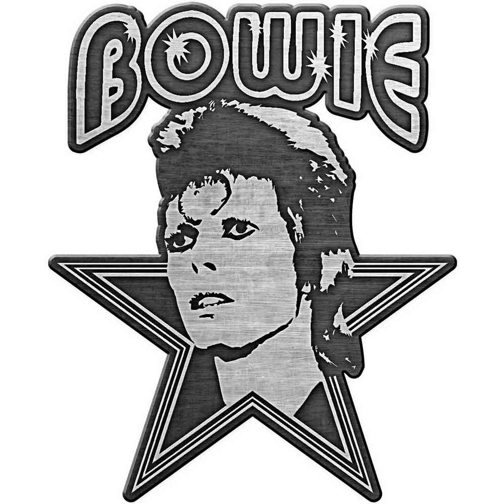 David Bowie Pin Badge - Aladdin Sane