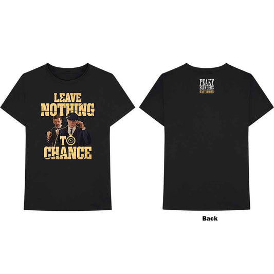 Peaky Blinders T Shirt - Leave Nothing To Chance | Buy Now For 19.99