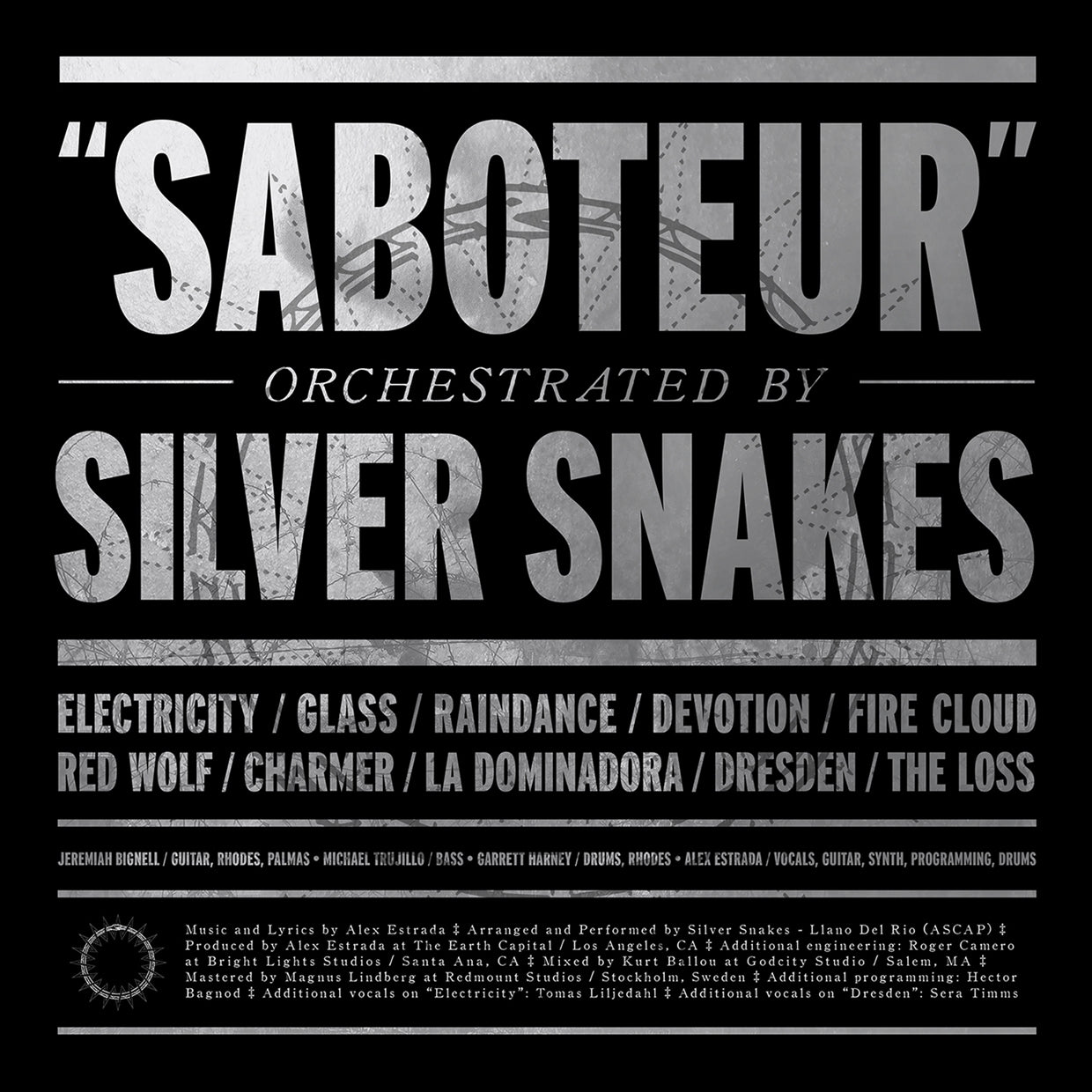 Silver Snakes LP - Saboteur | Buy Now For 35.99